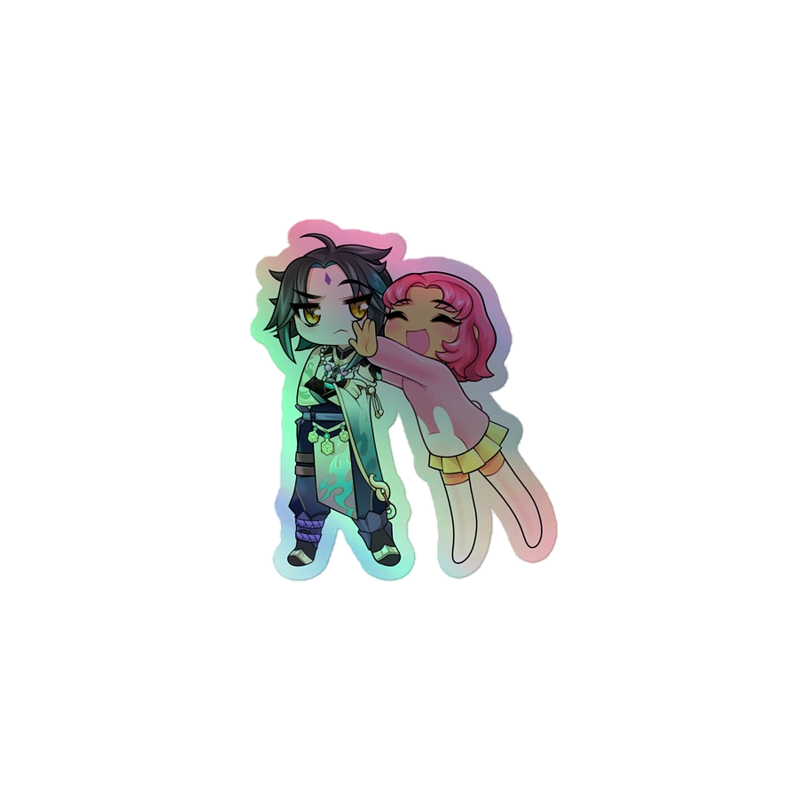 Leah + Xiao Holographic Sticker product image (1)