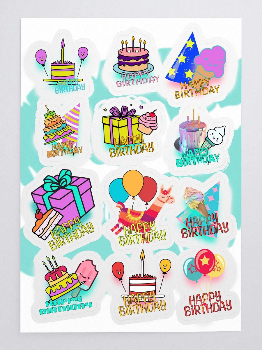 Birthday Sticker product image (3)