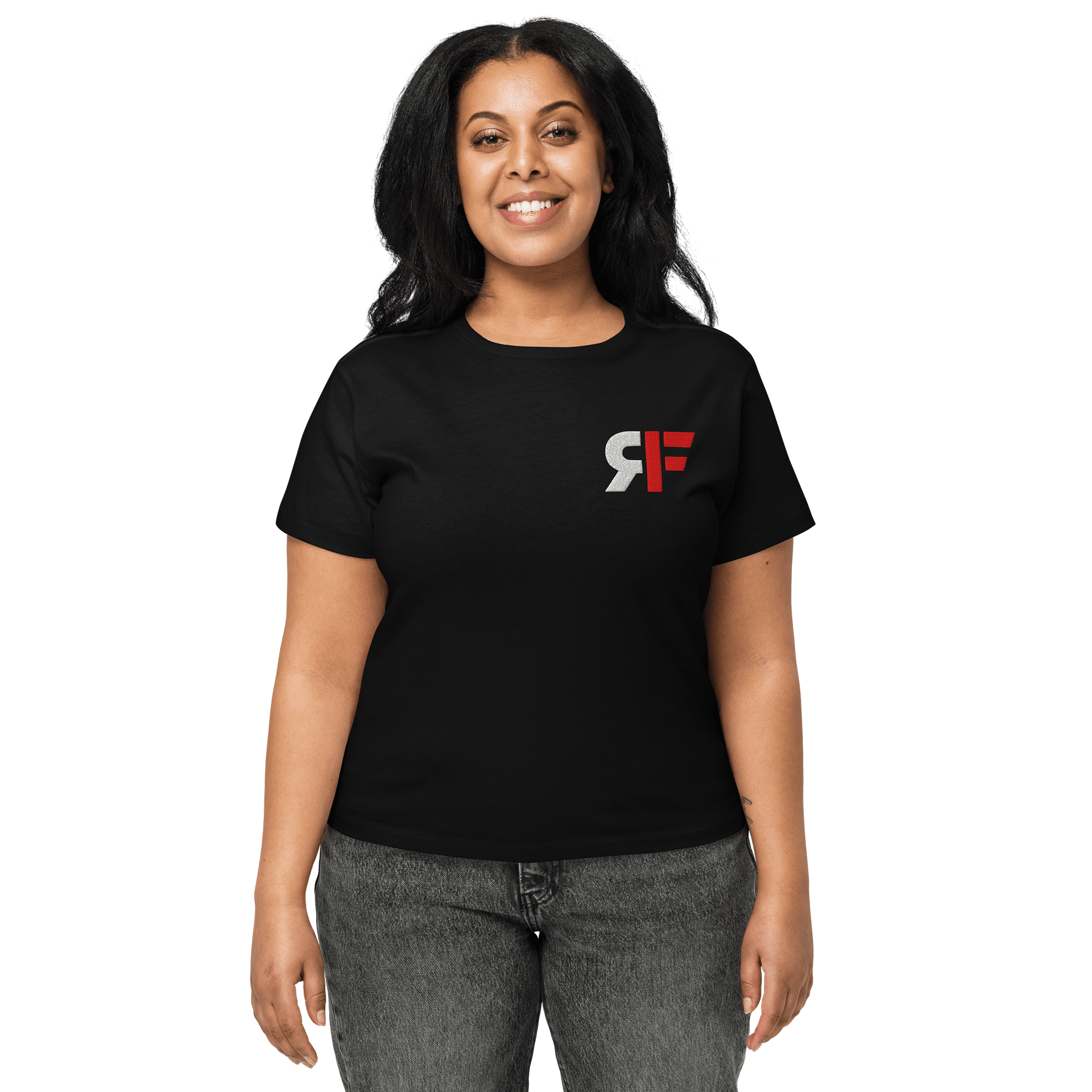 RF Logo High-Waisted Tee product image (1)