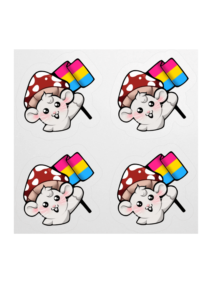 Pansexual Pride Flag Stickers product image (1)