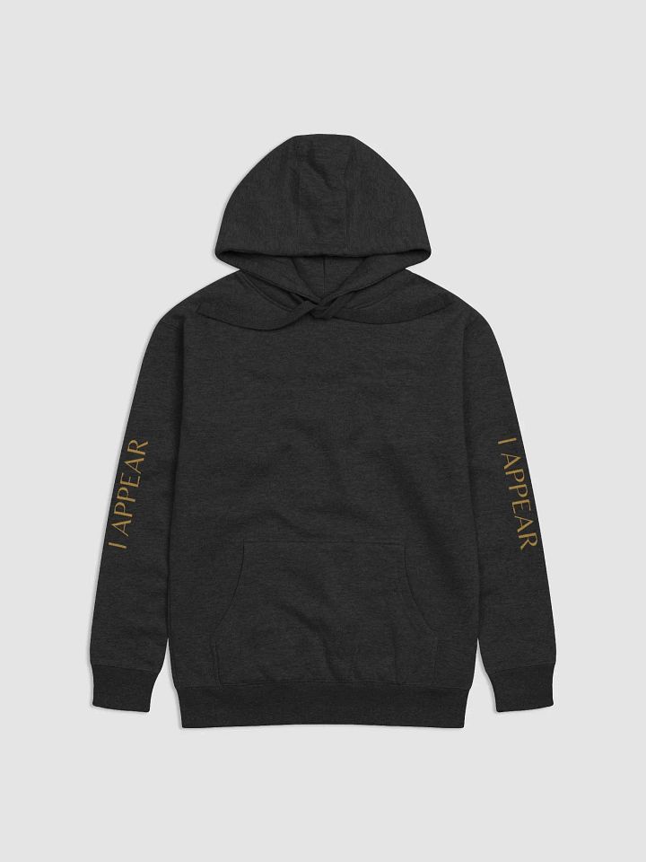 Stronger than I Appear - Gold Print Black Hoodie product image (1)