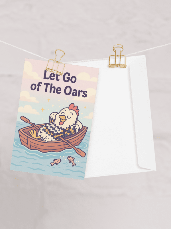 Abrahen Chicks - Let Go Of The Oars Card product image (2)