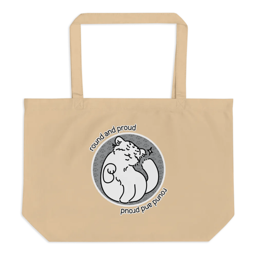 Round and Proud Manul Unlabeled Version - Tote Bag product image (1)