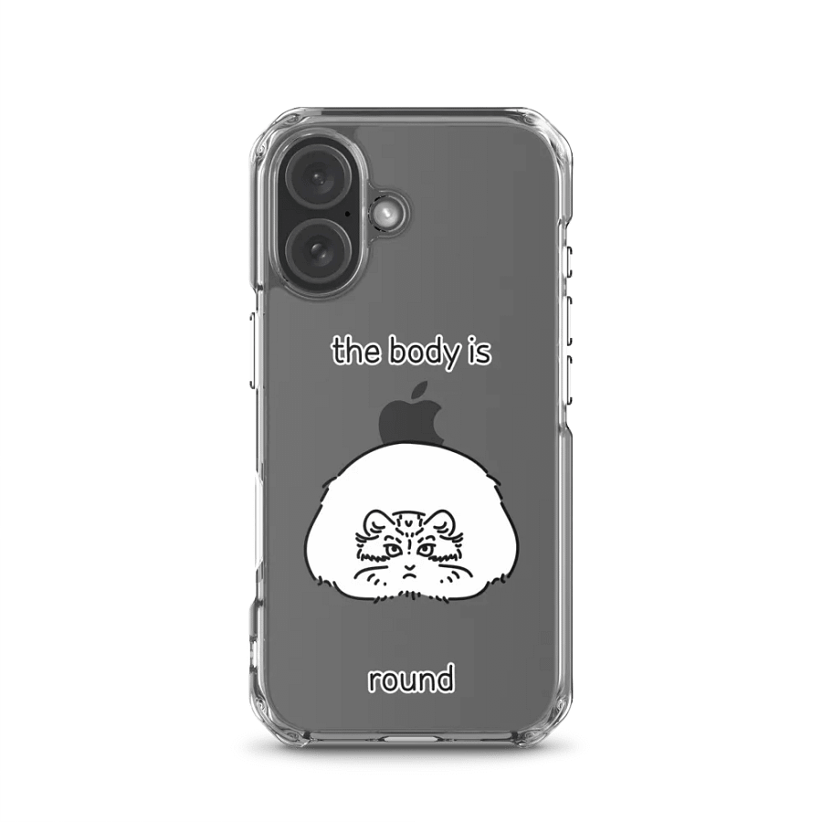 The Body Is Round - Clear iPhone Case product image (23)