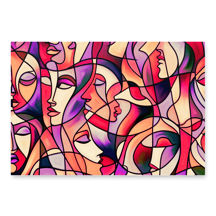 Womеns Faces Paper Sheets product image (1)