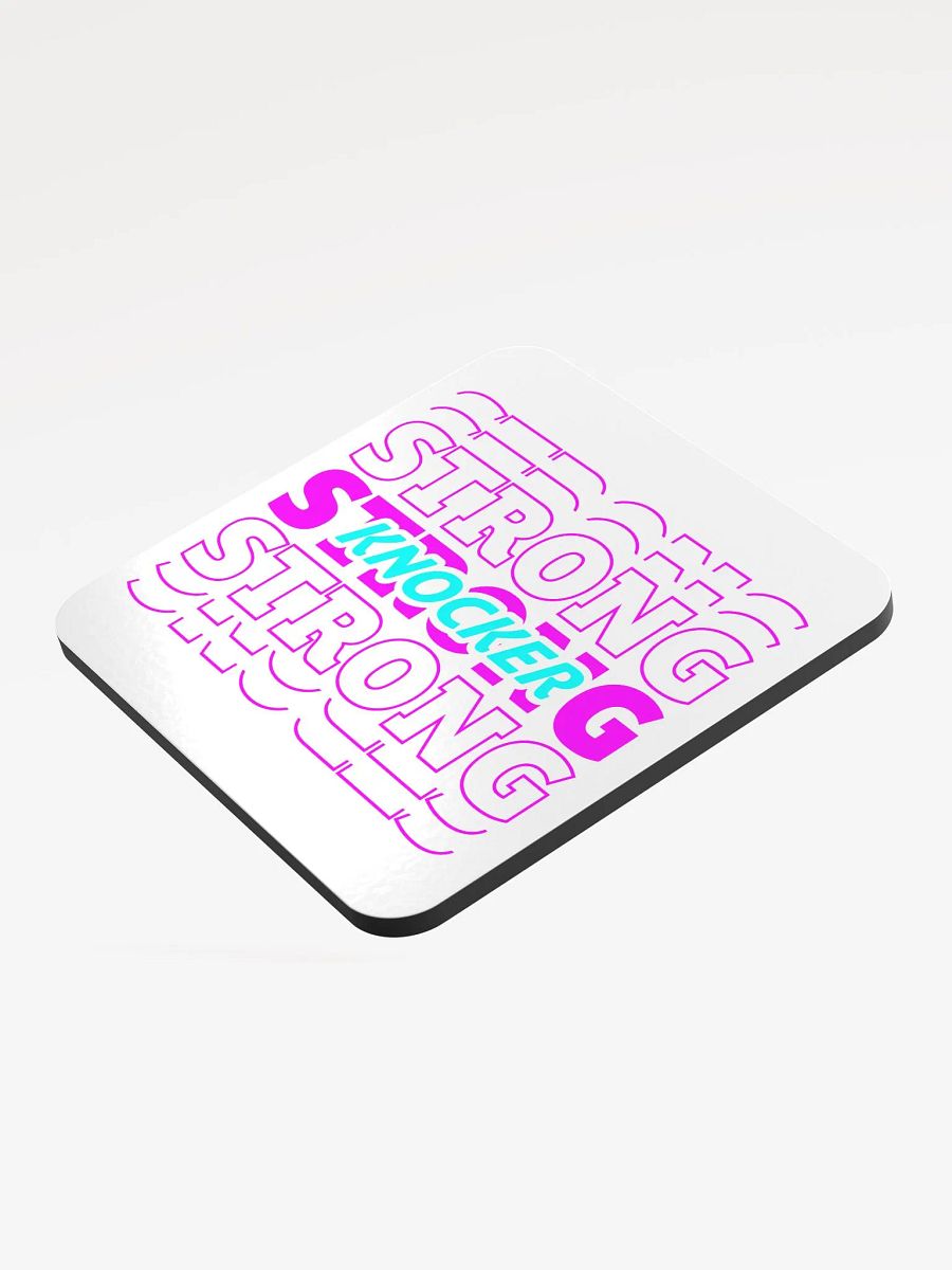 KNOCKER STRONG GLOSSED CORK COASTER product image (3)