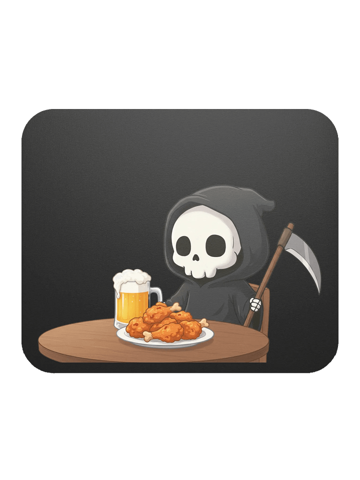 Grim - Wings Black Mouse Pad product image (1)