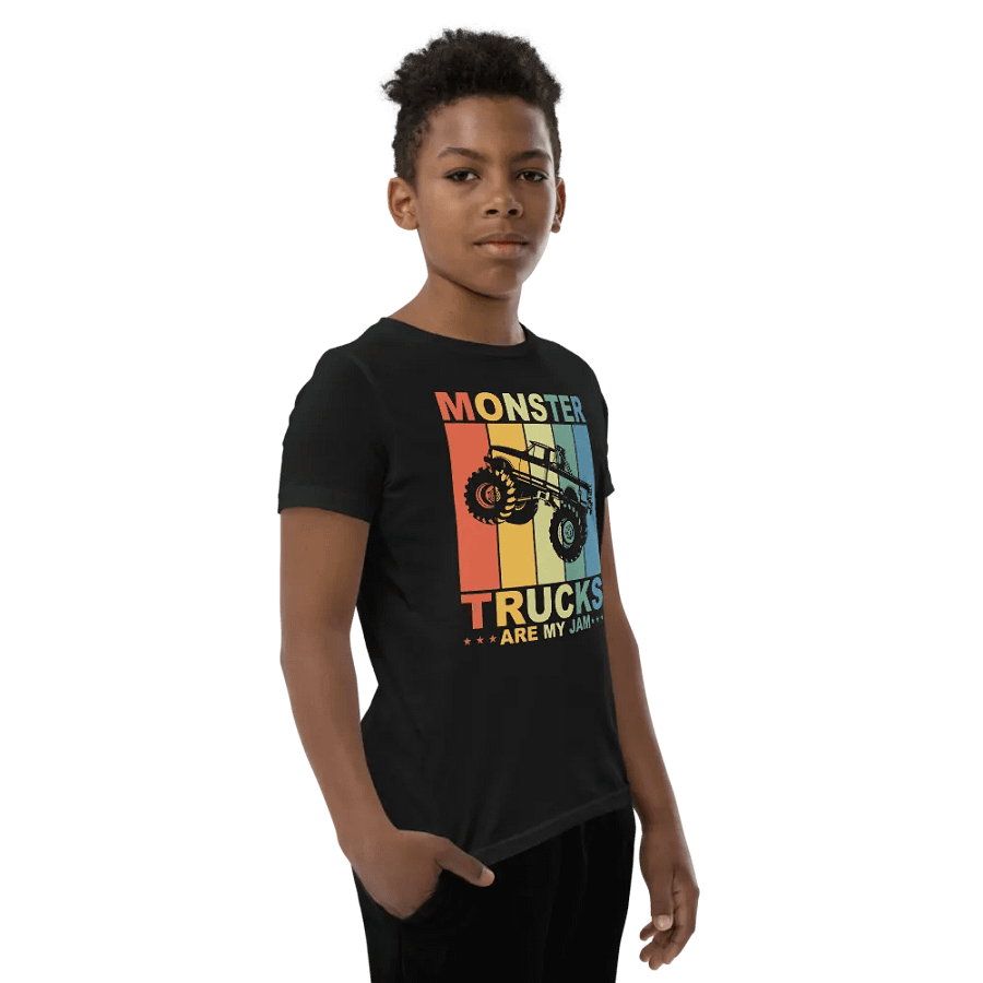 Jammin' Monster Trucks Youth T-Shirt product image (9)
