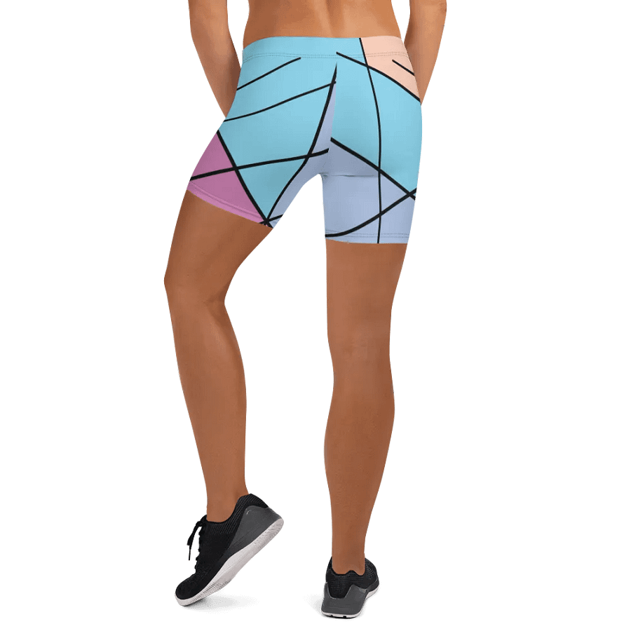 Modern Cool Multi-Colored Geometric Pattern Shorts product image (7)