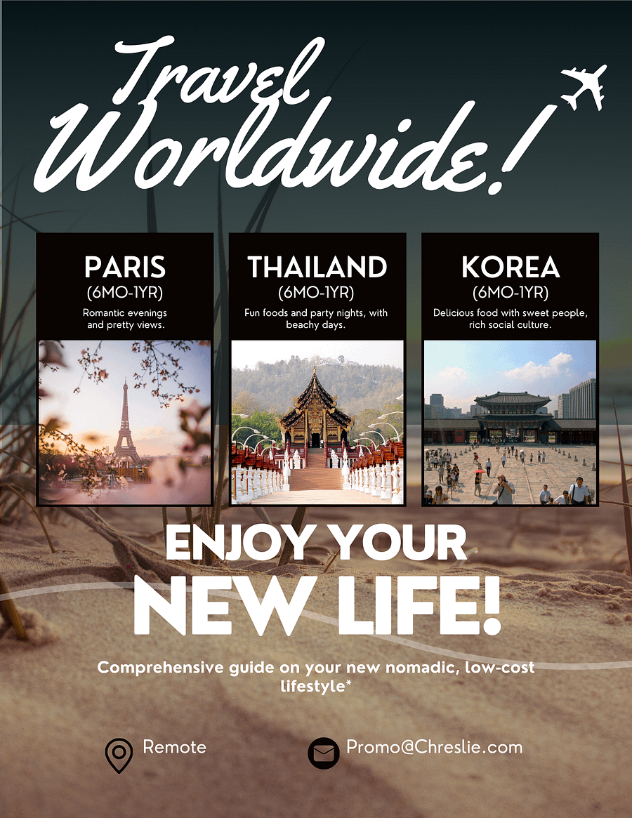 Digital Nomad Mini Guide: Time to Travel The World! Key Essentials for a Nomadic Lifestyle product image (3)