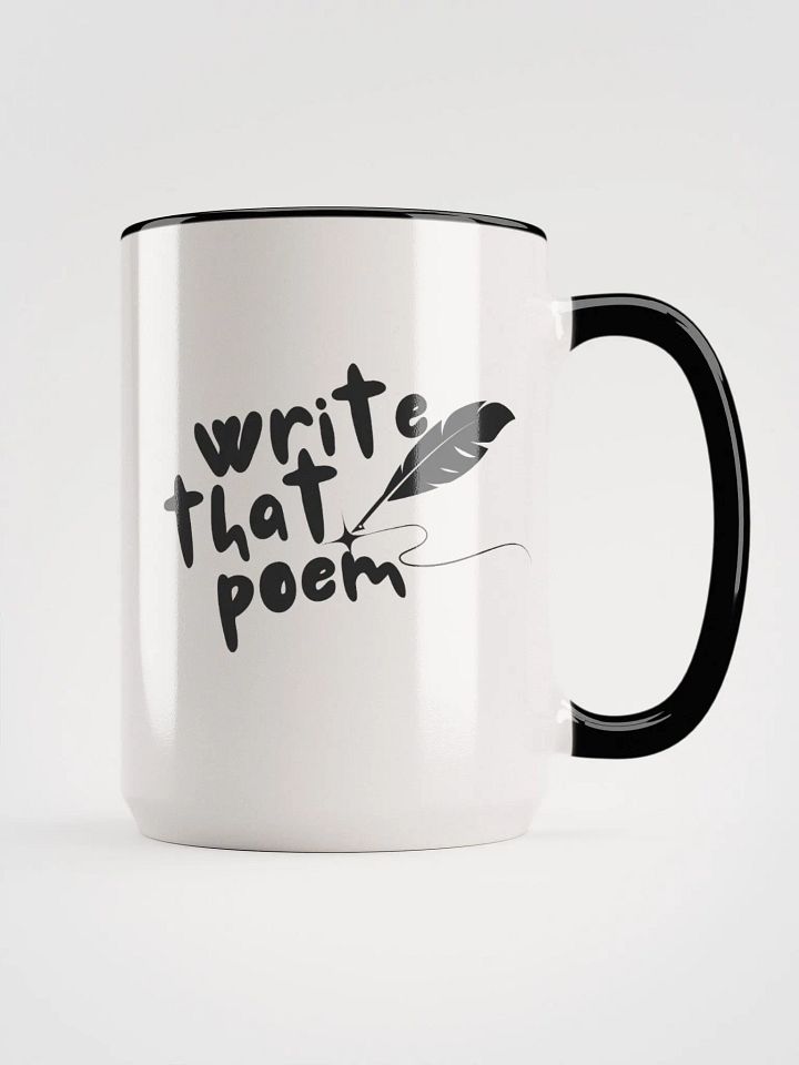 Write That Poem Two-Tone Ceramic Mug product image (1)