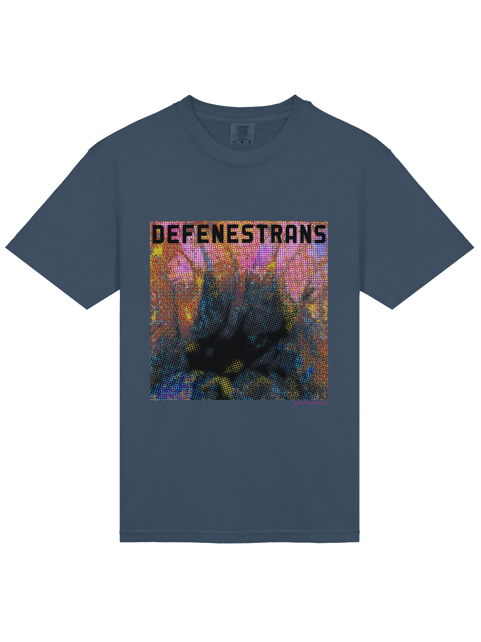 Defenestrans "glow" logo t-shirt product image (3)