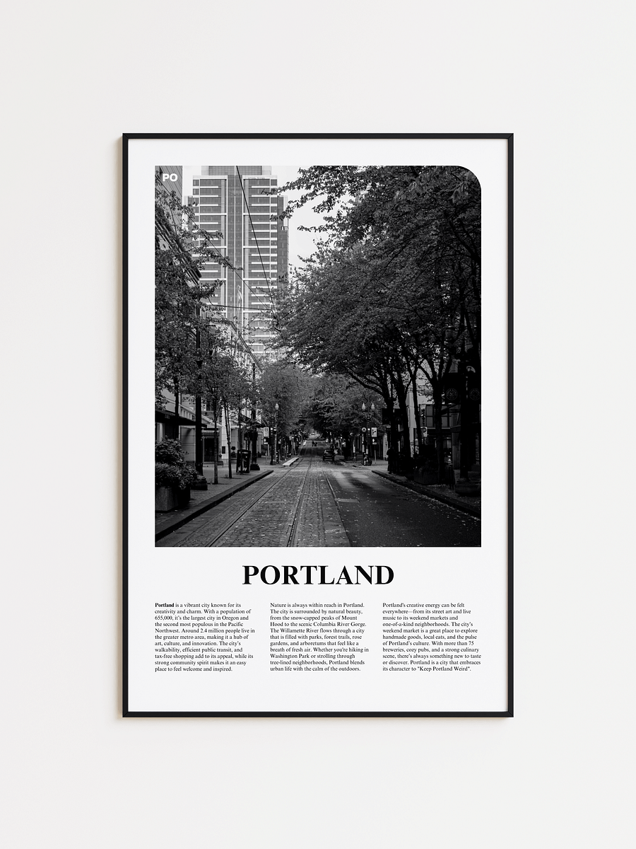 Portland 03 Newspaper Poster product image (1)