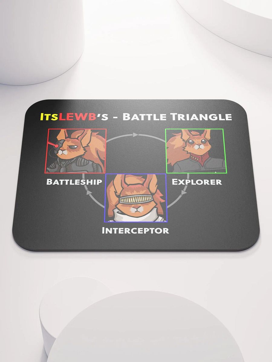 LEWB's Battle Triangle - Standard Size Mousepad product image (1)
