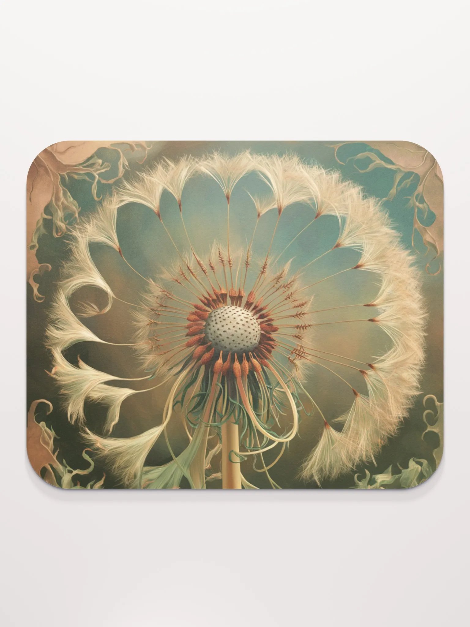 Art Nouveau Dandelion Mouse Pad product image (2)