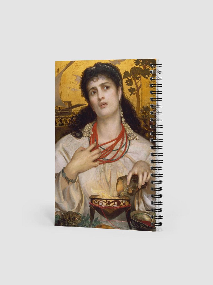 ''Medea'' by Frederick Sandys Spiral Notebook product image (2)