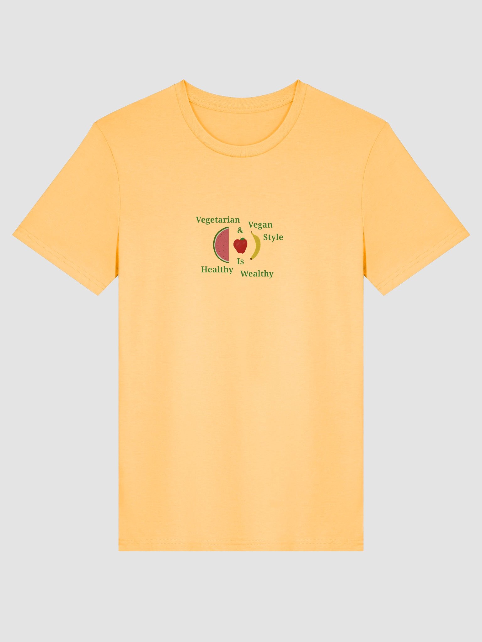 Healthy Wealthy Vegetarian & Vegan T-Shirt product image (1)