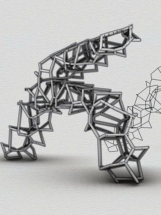 Voronoi 3d over Volume Parametric Facade Design Grasshopper Rhino Files Download product image (2)