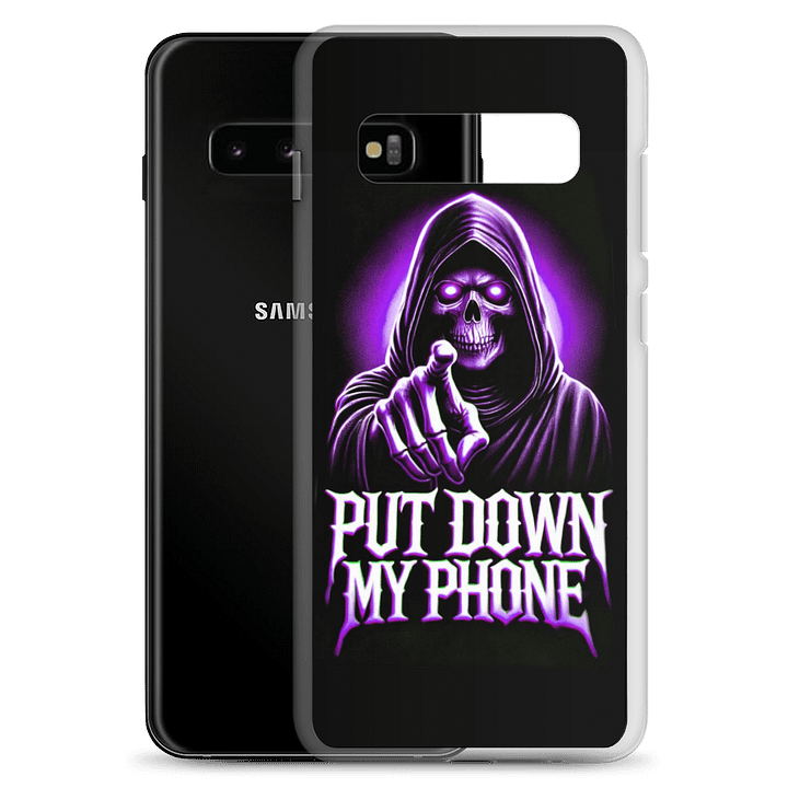 Glowing Skull 'Put Down My Phone' Samsung® Case product image (23)