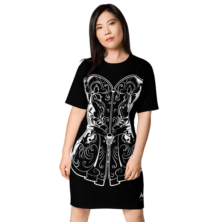 AVOID Noir Corset T-Shirt Dress product image (1)