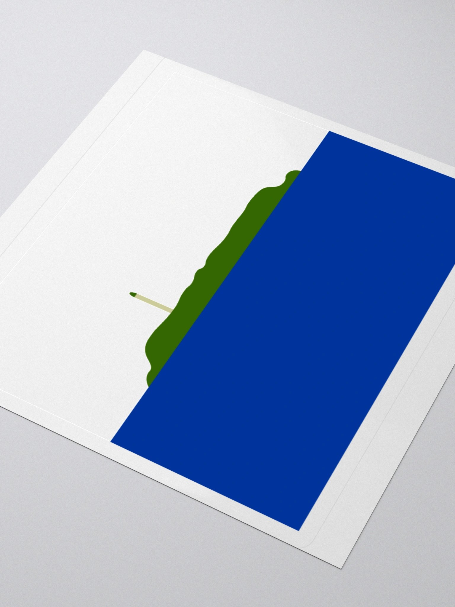 Exclusive Navassa Island Flag Kiss-Cut Sticker by TDS Music - Unique Design (3" x 3", 4" x 4", 5.5" x 5.5") product image (8)