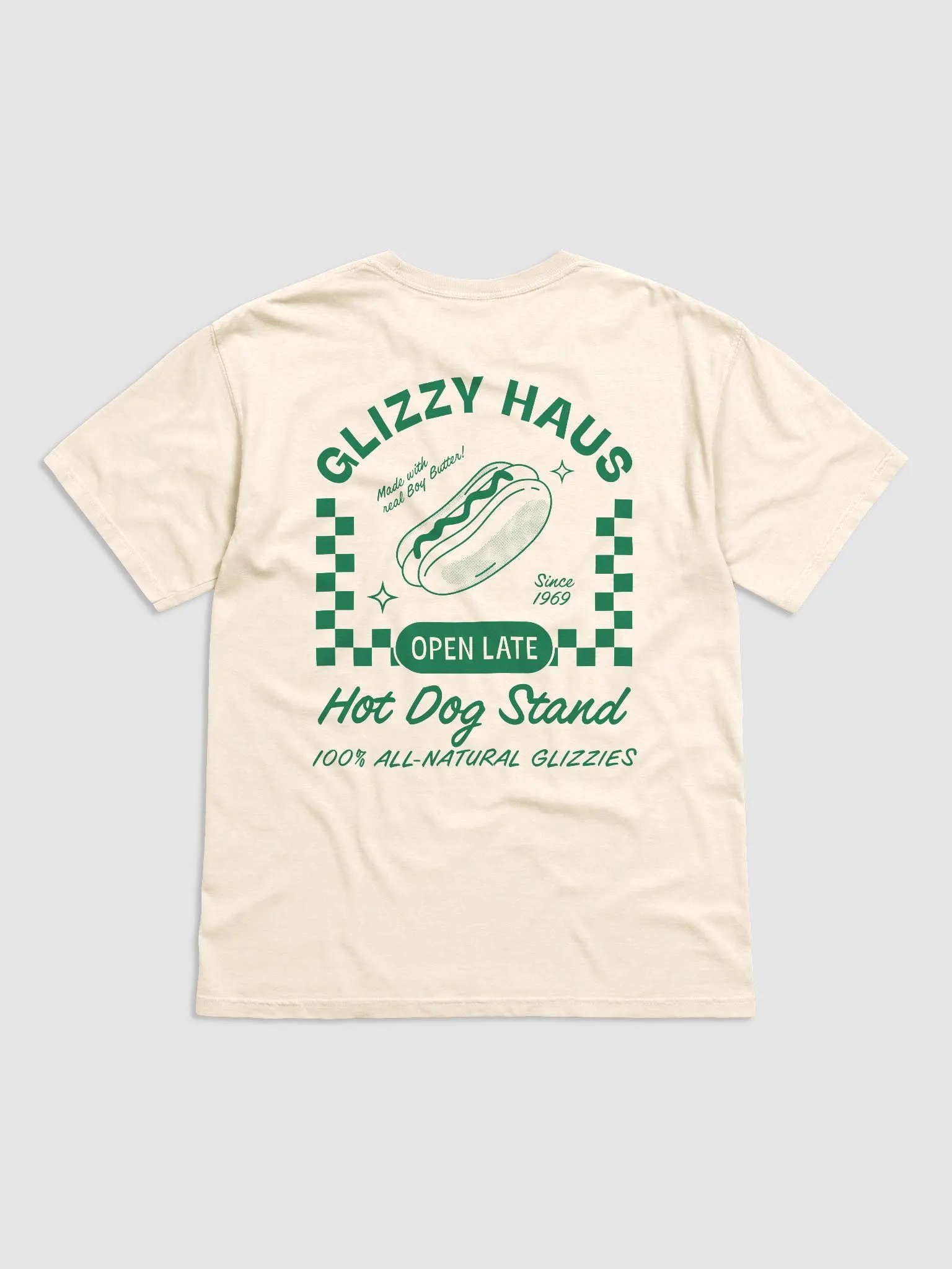 glizzy haus hot dog stand printed shirt product image (3)