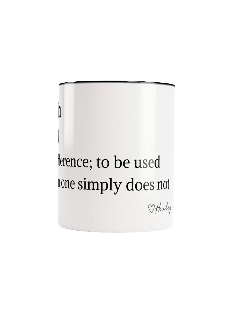 'Meh' Ceramic Mug product image (5)