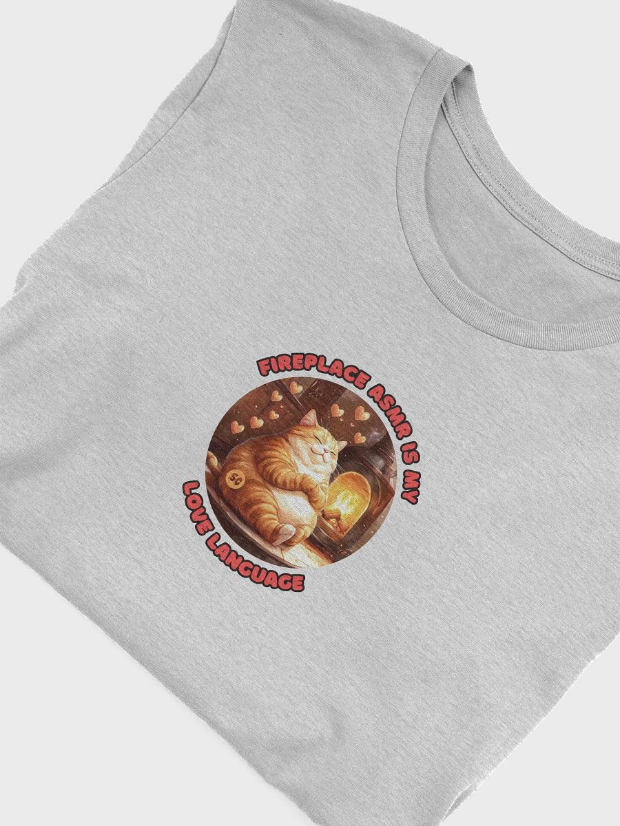 Cozy Cat - Fireplace ASMR is my Love Language | Tee product image (3)