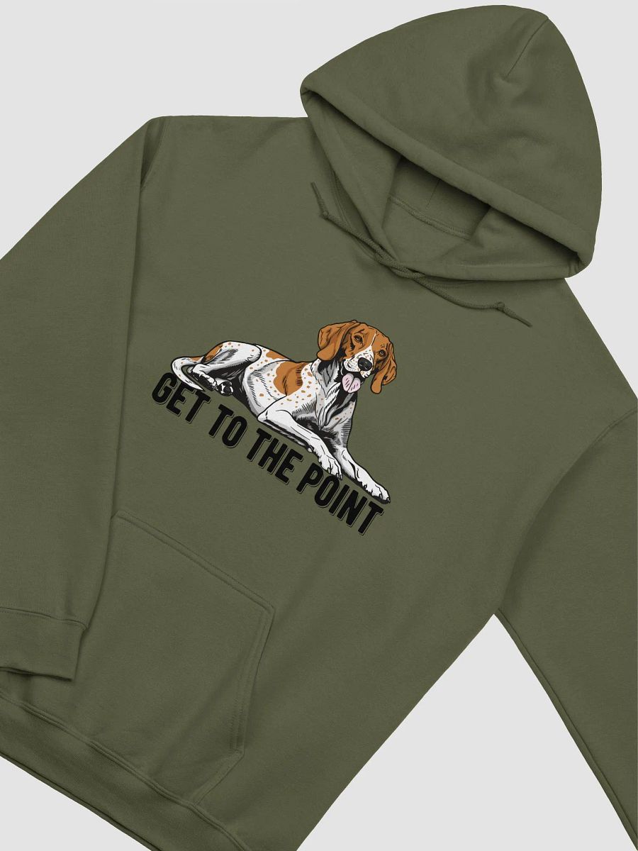 Get to the Point Hooded Sweatshirt of an English Pointer(Brown) | Funny Hoodie for Pointer Dog Paw-rents product image (17)