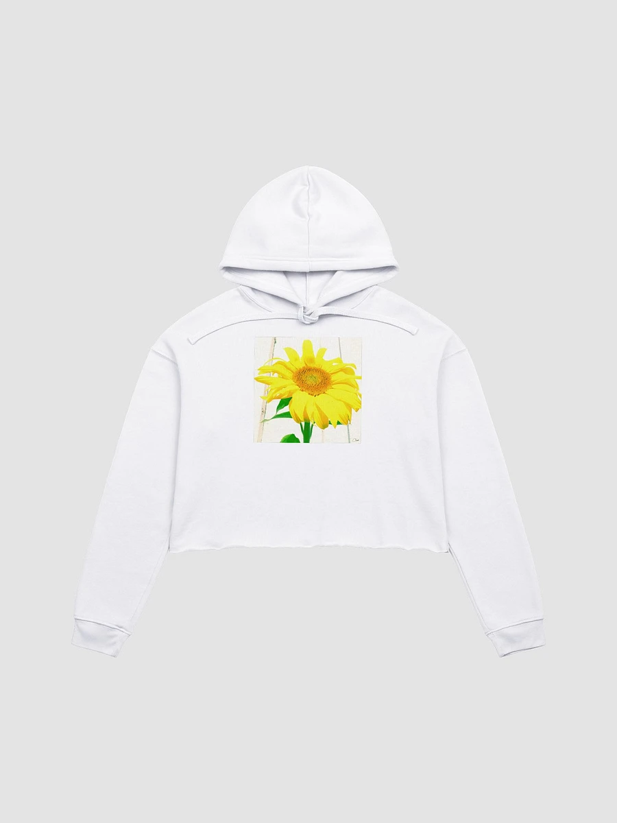 Sunflower Picture Women's Cropped Fleece Hoodie product image (2)