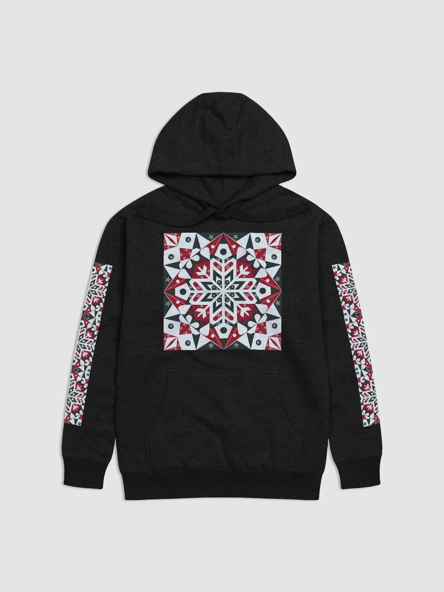 Kaleidoscopic Snowflake Premium Hoodie product image (1)