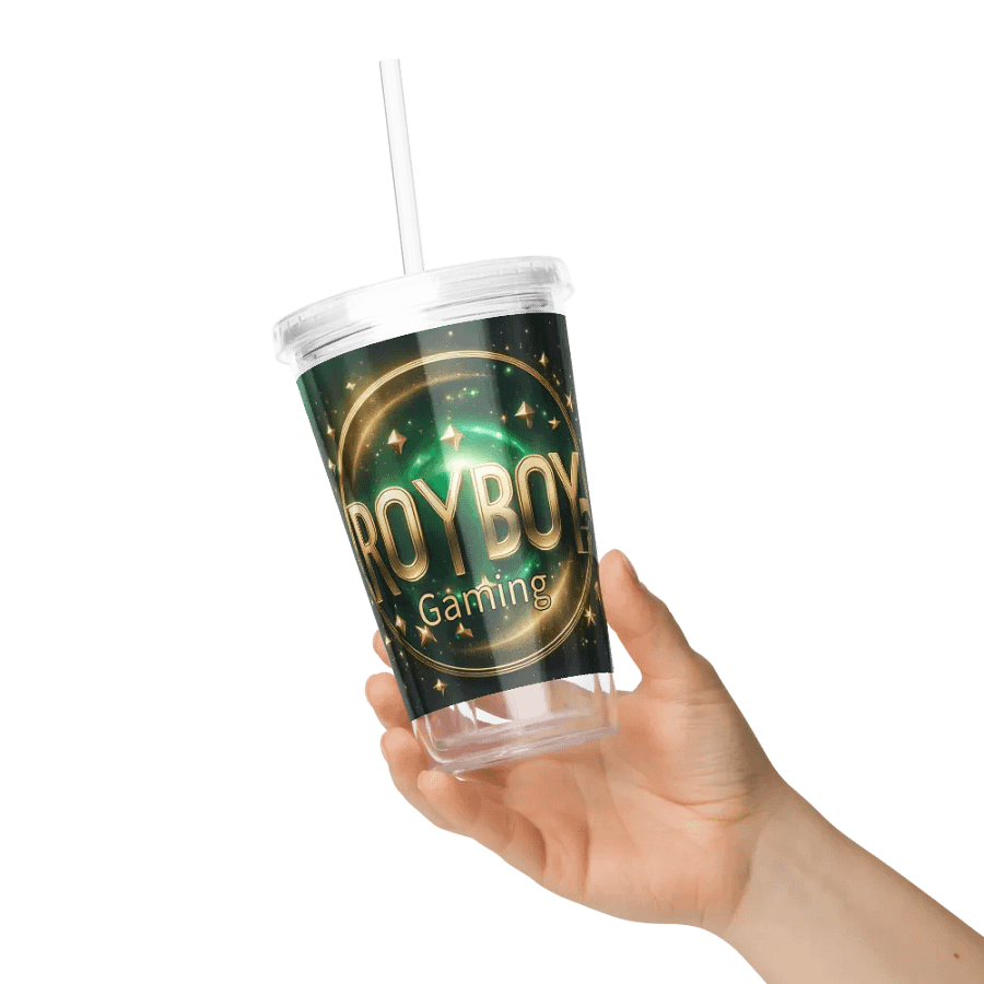 Royboy Gaming Double Wall Clear Plastic Tumbler product image (6)