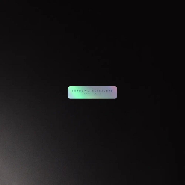 Shadow Holographic Sticker product image (4)