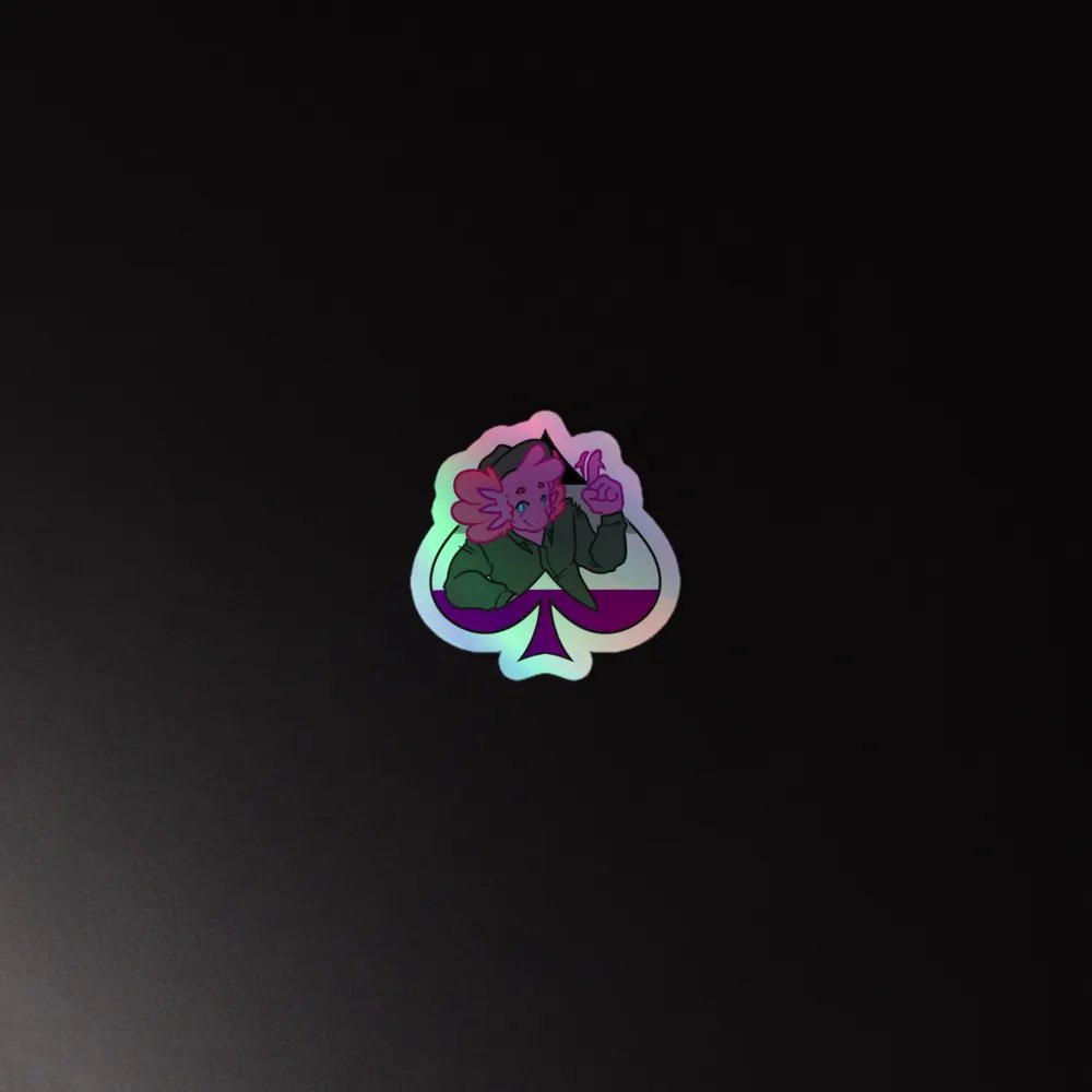 Ace in Spades | Kiss-Cut Holo Sticker product image (2)