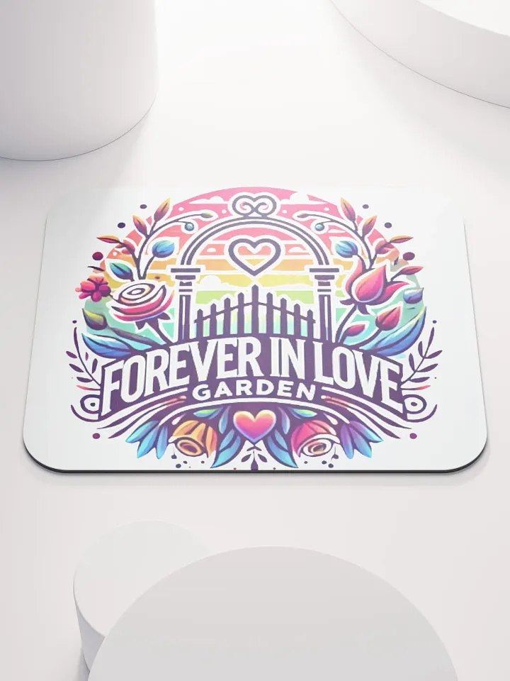 Forever in Love Garden Mouse Pad product image (1)
