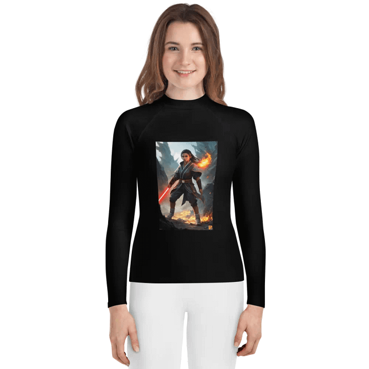 Fiery Warrior Youth Rash Guard product image (1)