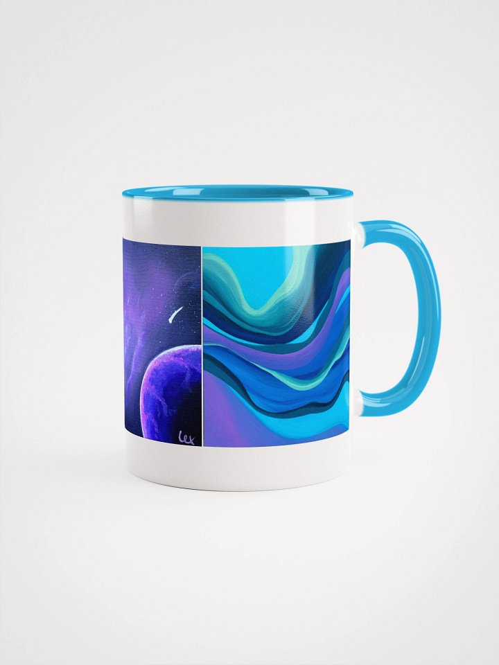 Cosmic Colorburst Ceramic Mug product image (2)