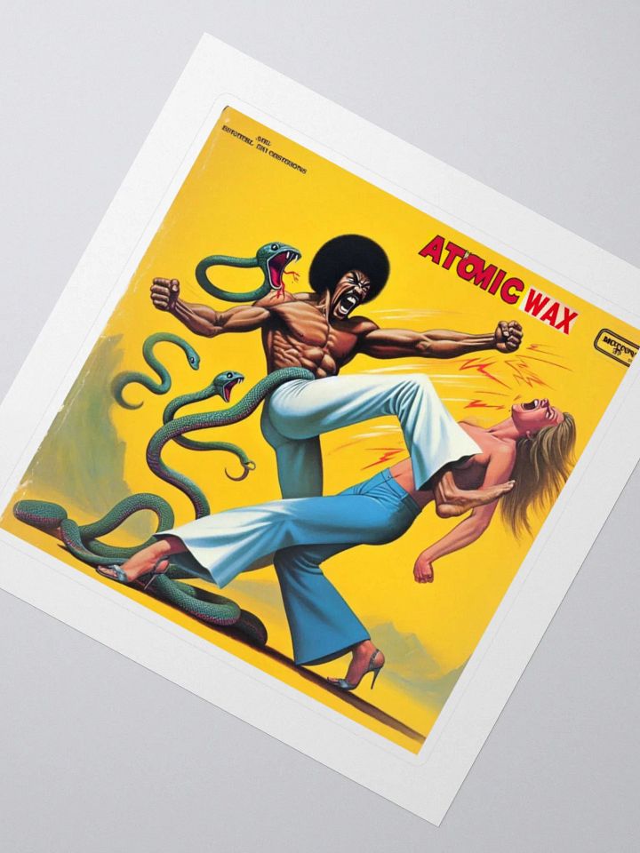 Kung Fu D*ck: Roundhouse to the Tits Sticker product image (4)