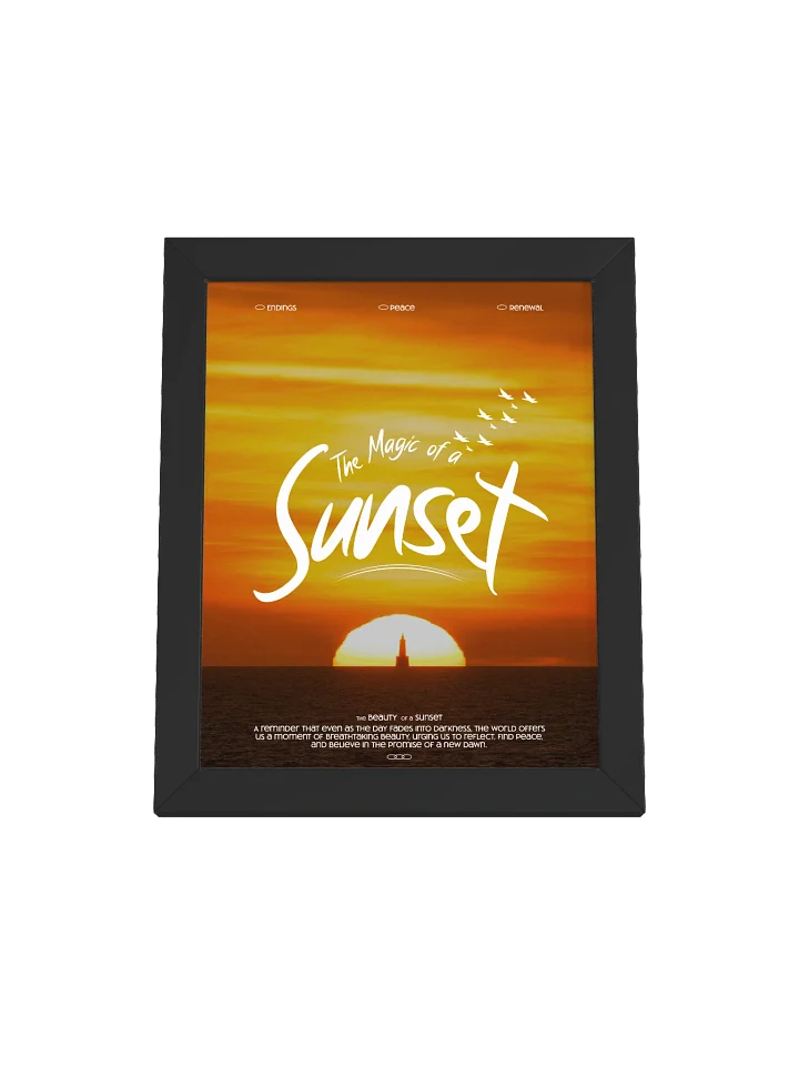 Sunset Serenade Framed Poster product image (2)
