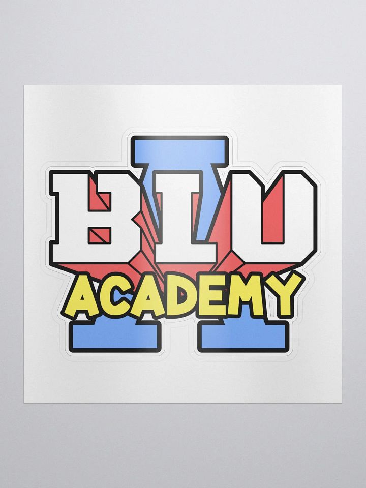 Blu A Comic Logo Sticker product image (1)
