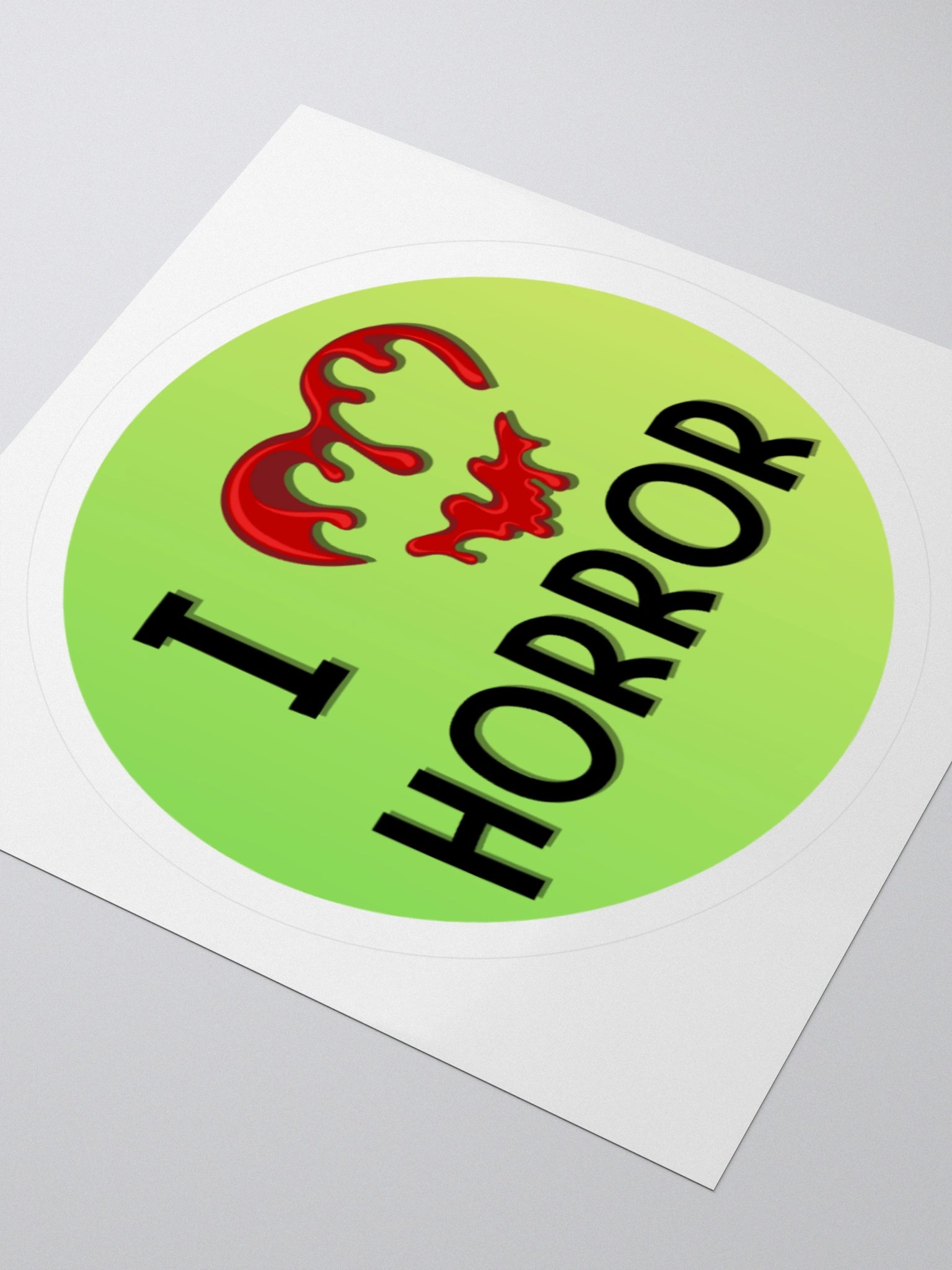 I Heart Horror Sticker product image (3)