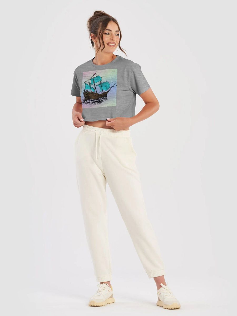 Moonlit Village Crop Top product image (33)