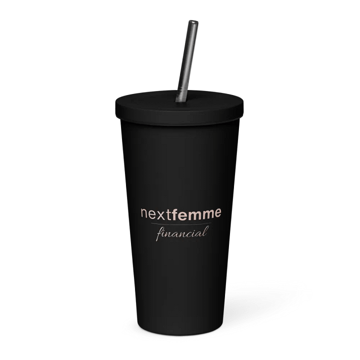 Insulated Tumbler Collection with Straw in Pink Logotype product image (1)