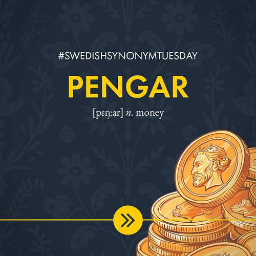 What are some word for money in your native language? 🤑 #swedishsynonymtuseday #swedish #svenska #swedishlanguage #learnsweid...