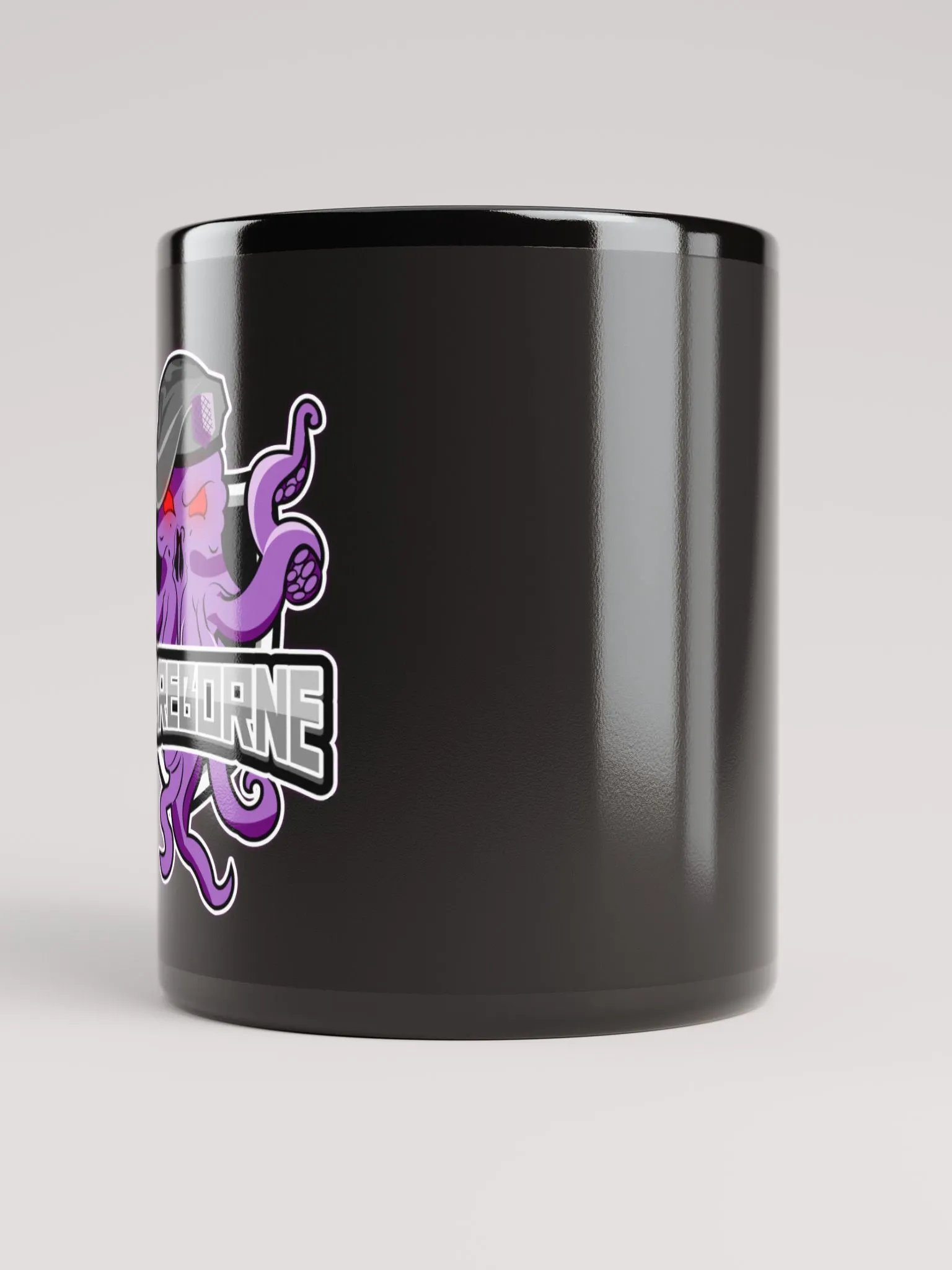 Right-Handed Logo Black Mug product image (5)