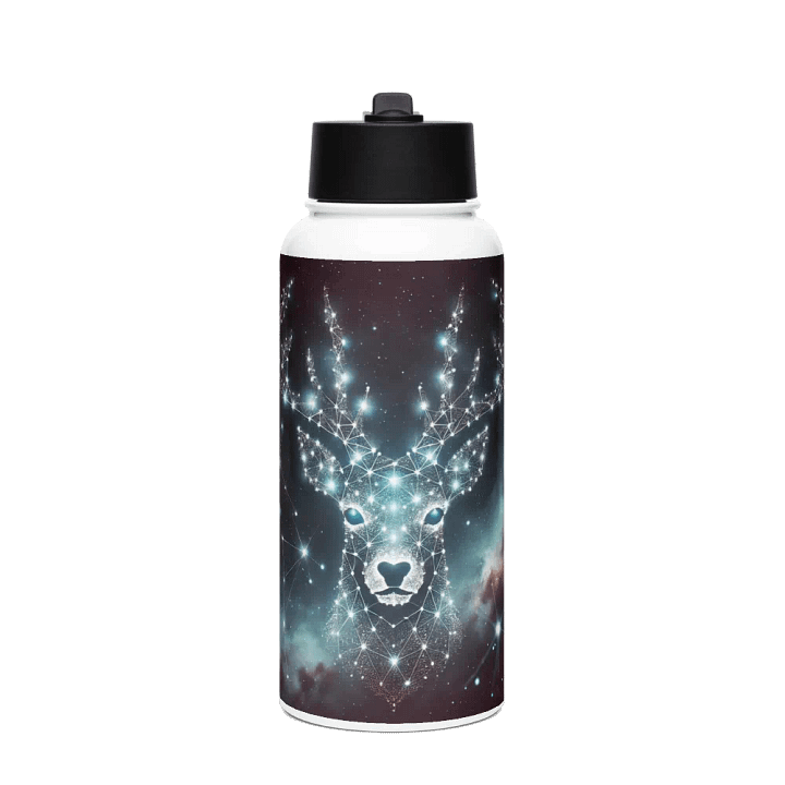 Starlit Reindeer Metal Bottle - Winter 2024 product image (1)
