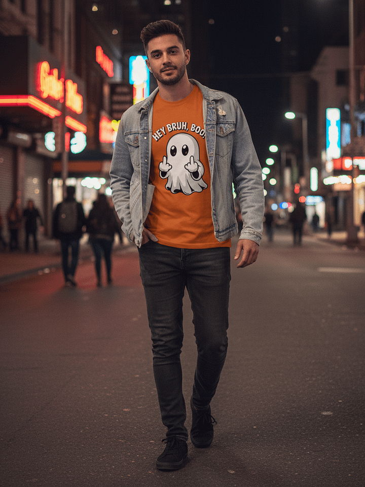 Hey Bruh, Boo! T-Shirt - Hein Signature Studios product image (1)