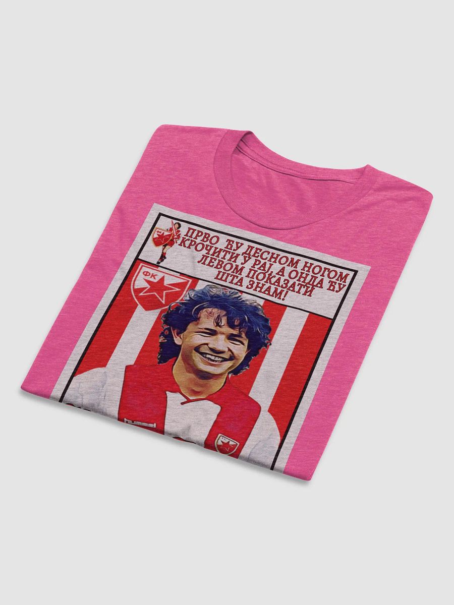 Siniša Mihajlović (FK Crvena Zvezda) #6 Bella+Canvas Triblend Short Sleeve T-Shirt product image (6)