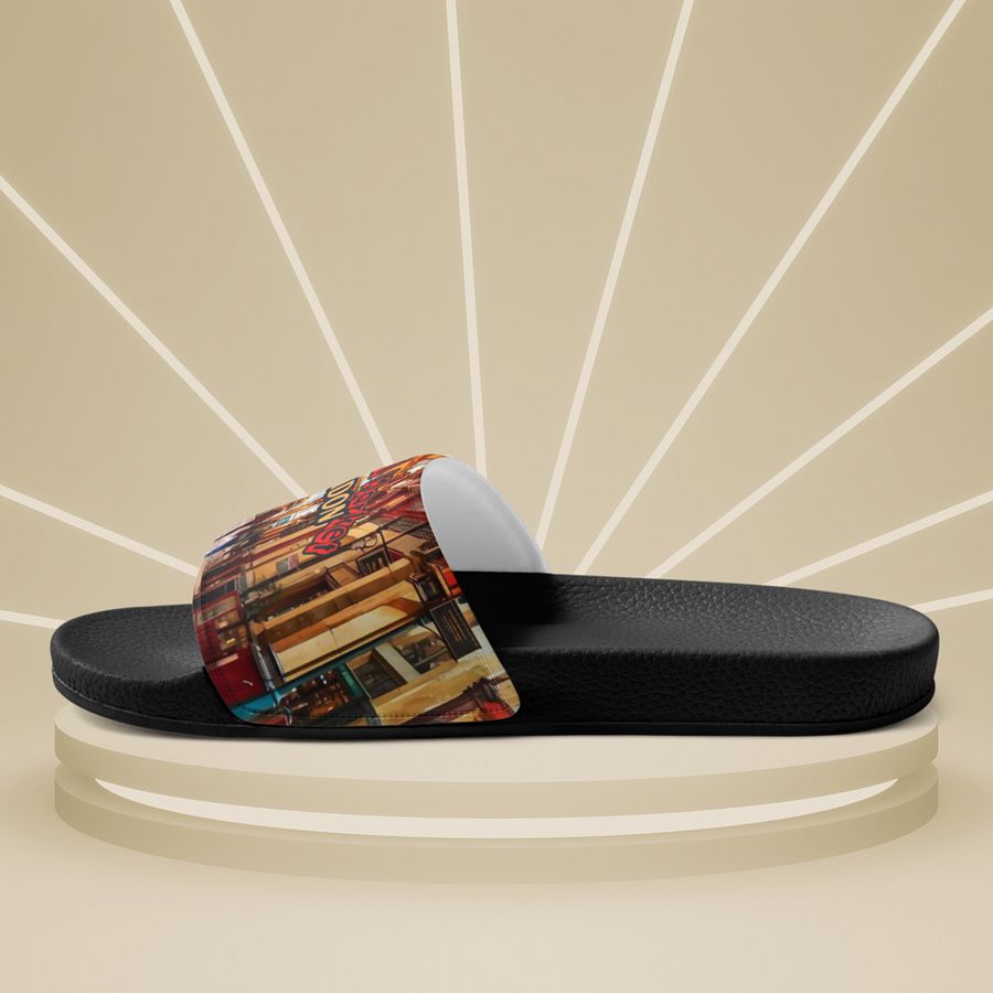 Leadenhall Market London All Over Print Womens Slides product image (3)