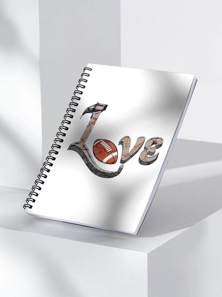 Love Football for the Game Notebook product image (2)
